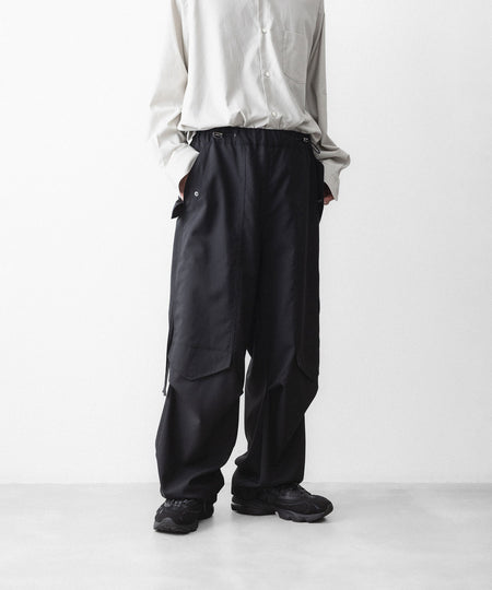 【UJOH】DRAW CORD UTILITY PNT - BLACK