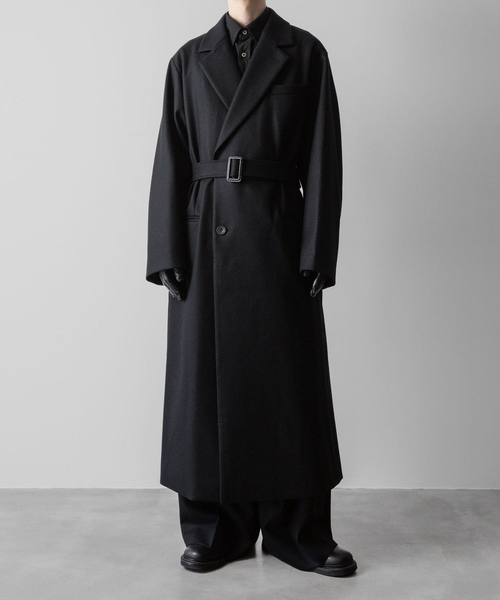 ssstein(シュタイン)の24AWコレクション OVERSIZED MAXI-LENGTH DOUBLE BREASTED COAT - BLACK 公式通販サイトsession福岡セレクトショップ