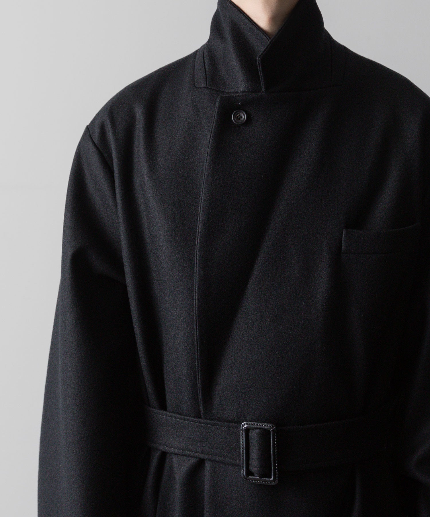 ssstein(シュタイン)の24AWコレクション OVERSIZED MAXI-LENGTH DOUBLE BREASTED COAT - BLACK 公式通販サイトsession福岡セレクトショップ