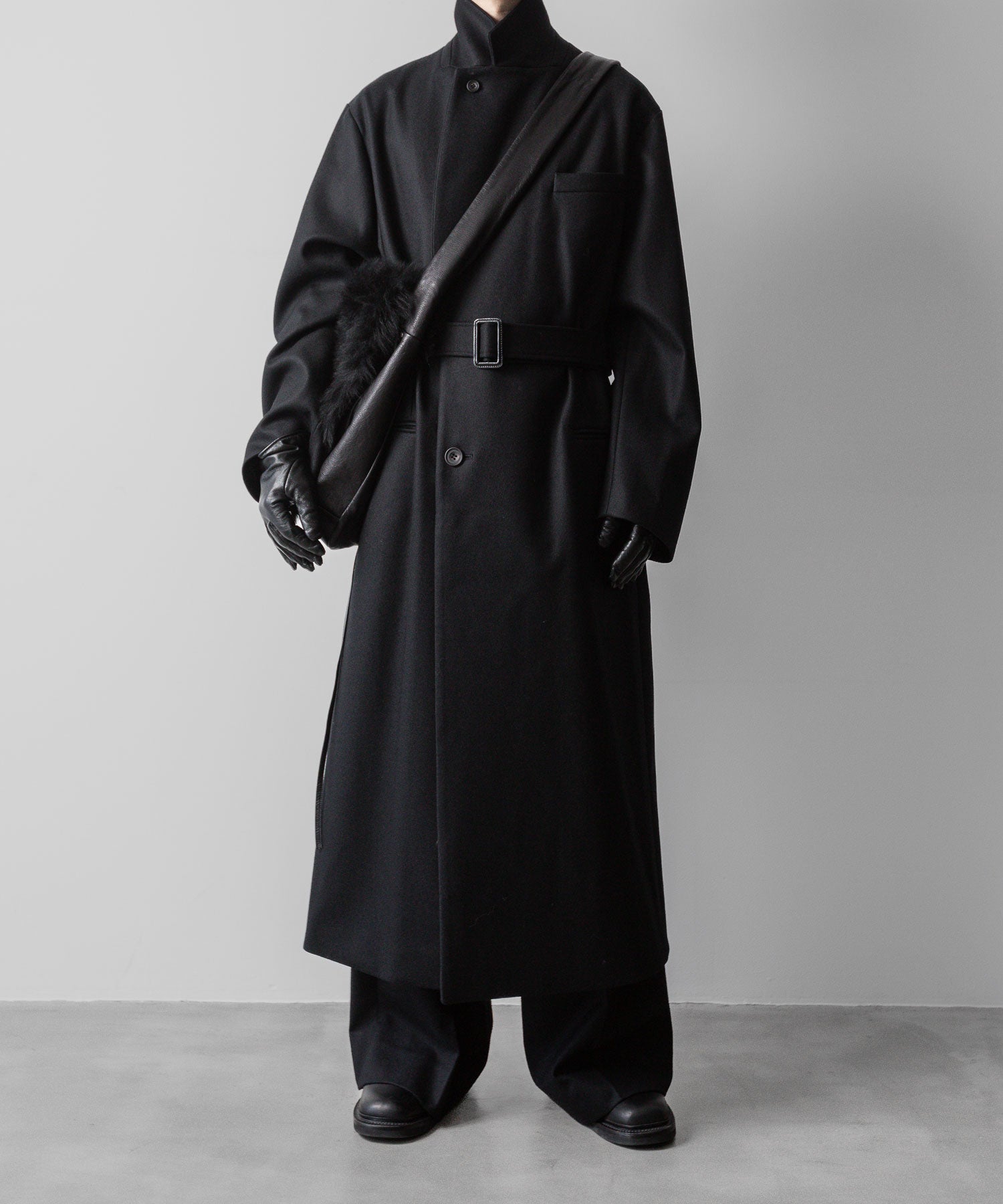 ssstein(シュタイン)の24AWコレクション OVERSIZED MAXI-LENGTH DOUBLE BREASTED COAT - BLACK 公式通販サイトsession福岡セレクトショップ