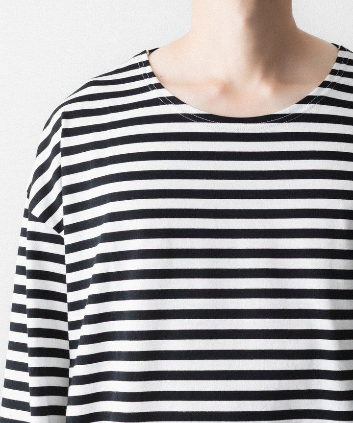 REVERBERATE リバーバレイトのBORDER LONG T SHIRTのBLACK 公式通販サイトsession福岡セレクトショップ