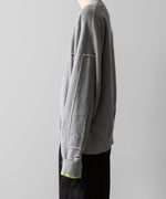 画像をギャラリービューアに読み込む, 【ssstein】OVERSIZED REBUILD SWEAT LS - TOP GREY
