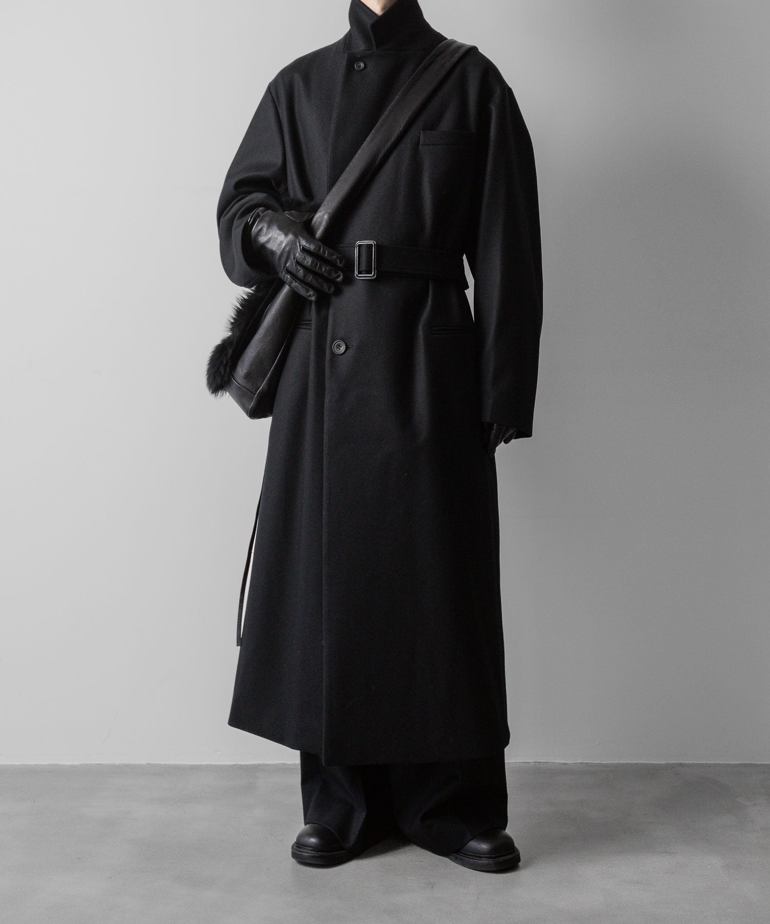 ssstein(シュタイン)の24AWコレクション OVERSIZED MAXI-LENGTH DOUBLE BREASTED COAT - BLACK 公式通販サイトsession福岡セレクトショップ