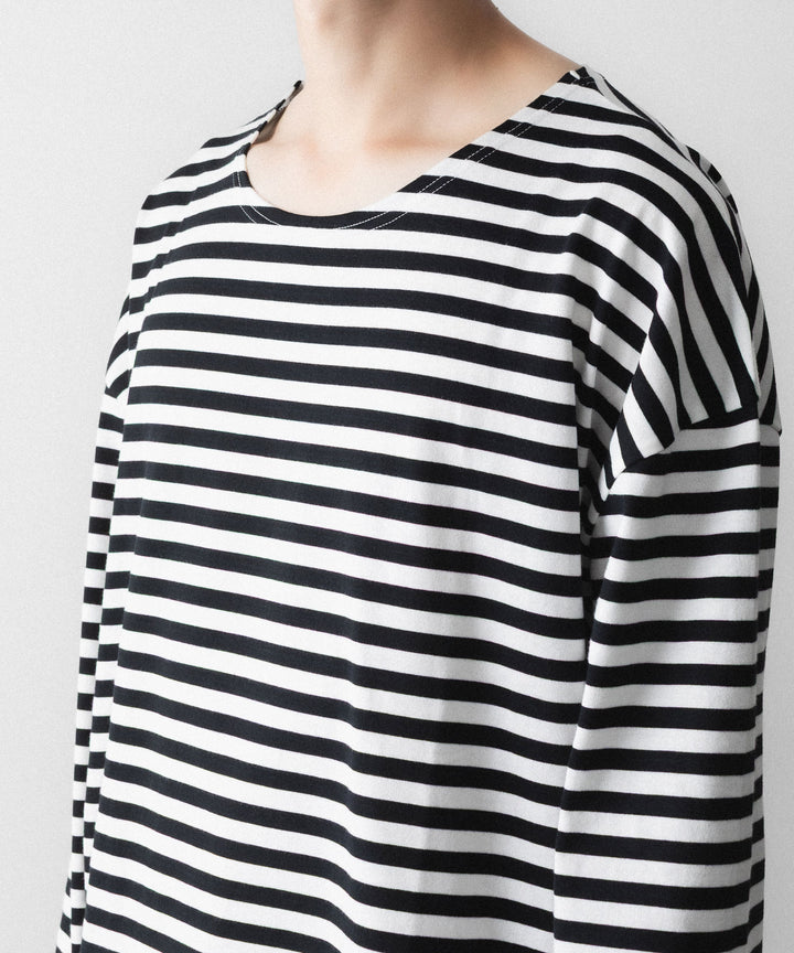 REVERBERATE リバーバレイトのBORDER LONG T SHIRTのBLACK 公式通販サイトsession福岡セレクトショップ