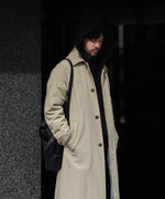 画像をギャラリービューアに読み込む, VEIN-ヴェインのFIBRIL POPLIN PADDING BALMACAAN COATのL.BEIGE公式通販サイトsession福岡セレクトショップ
