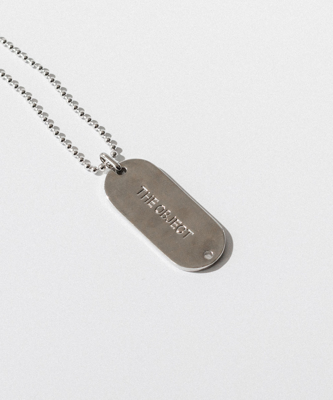 THE OBJECT - ザオブジェクトのOFFICE NAME TAG NECKLACEのSILVER 公式通販サイトsession福岡セレクトショップ