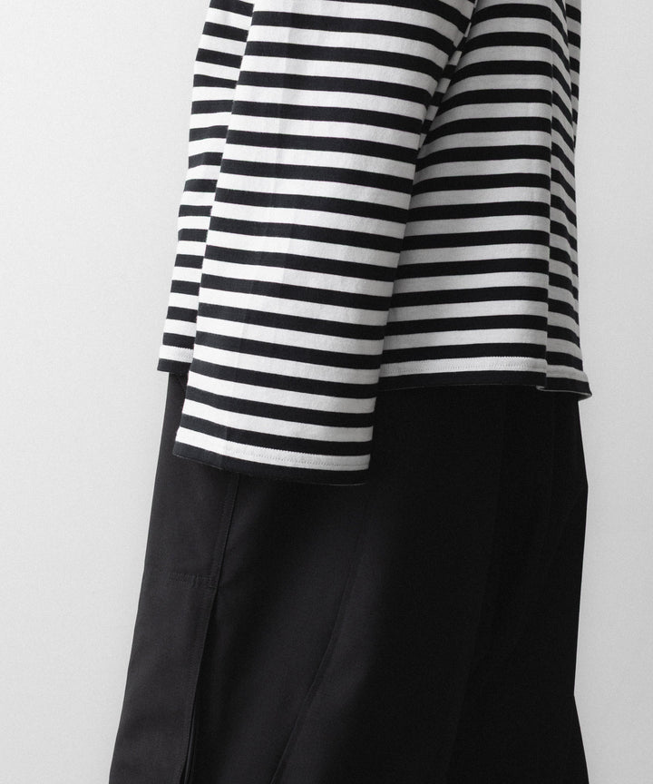 REVERBERATE リバーバレイトのBORDER LONG T SHIRTのBLACK 公式通販サイトsession福岡セレクトショップ