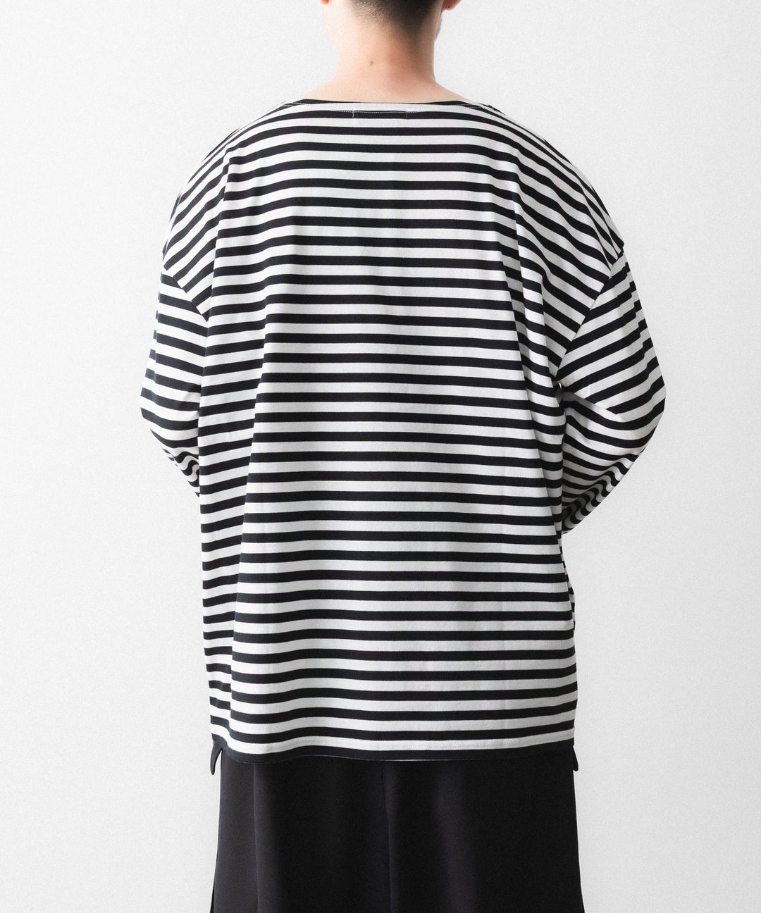 REVERBERATE リバーバレイトのBORDER LONG T SHIRTのBLACK 公式通販サイトsession福岡セレクトショップ