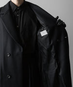 画像をギャラリービューアに読み込む, ssstein(シュタイン)の24AWコレクション OVERSIZED MAXI-LENGTH DOUBLE BREASTED COAT - BLACK 公式通販サイトsession福岡セレクトショップ
