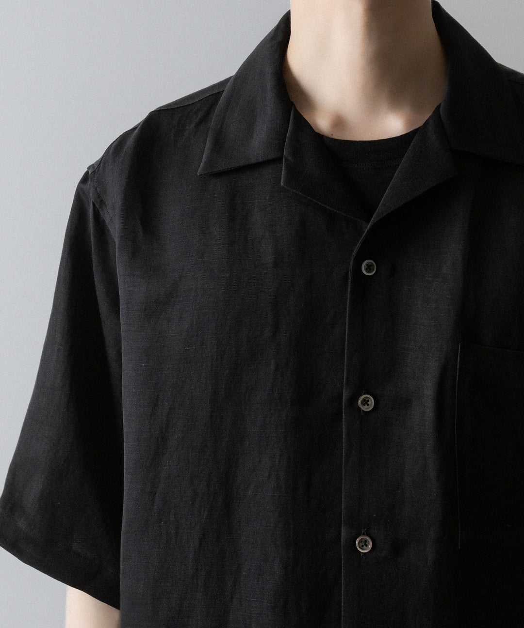 ssstein(シュタイン)のVIS/LI TWILL OVERSIZED OPEN COLLAR SS SHIRT - KHAKIの公式通販サイトsession福岡セレクトショップ