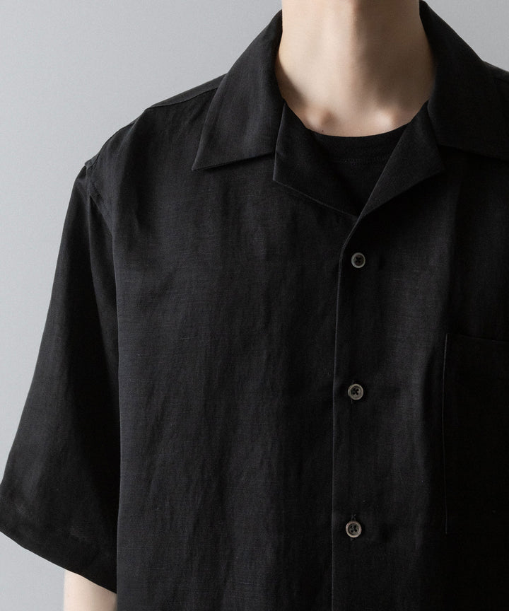 ssstein(シュタイン)のVIS/LI TWILL OVERSIZED OPEN COLLAR SS SHIRT - KHAKIの公式通販サイトsession福岡セレクトショップ