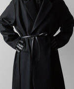 画像をギャラリービューアに読み込む, ssstein(シュタイン)の24AWコレクション OVERSIZED MAXI-LENGTH DOUBLE BREASTED COAT - BLACK 公式通販サイトsession福岡セレクトショップ
