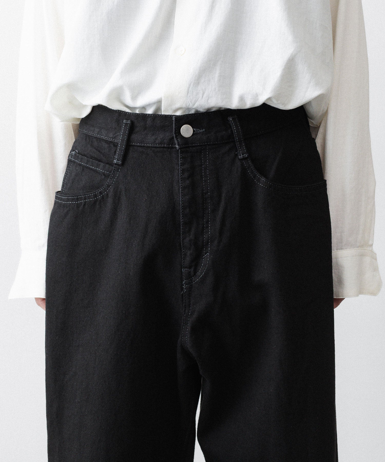 nakedgauge / ネイキッドゲージ】ONE WASH ASHLEY JEANS - BLACK