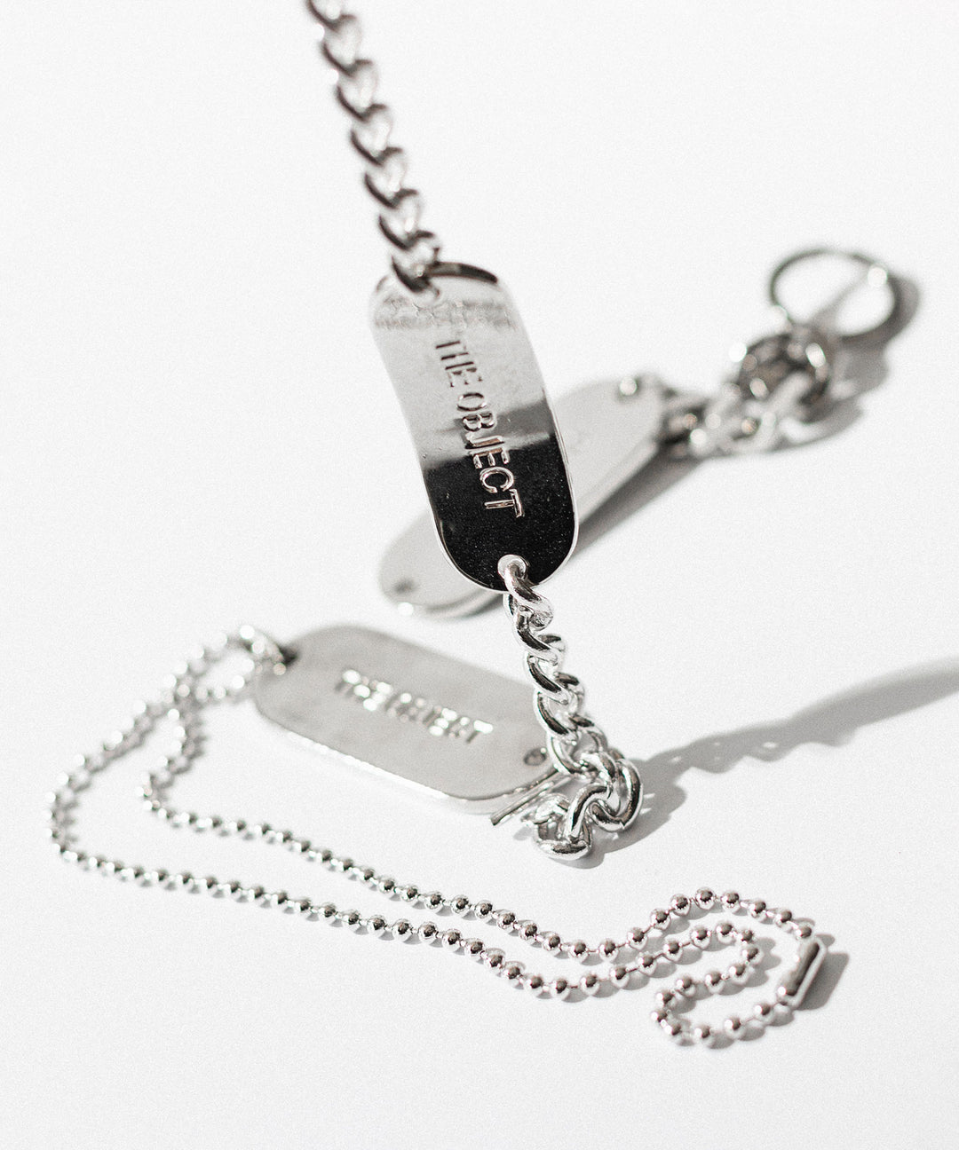 THE OBJECT - ザオブジェクトのOFFICE NAME TAG NECKLACEのSILVER 公式通販サイトsession福岡セレクトショップ