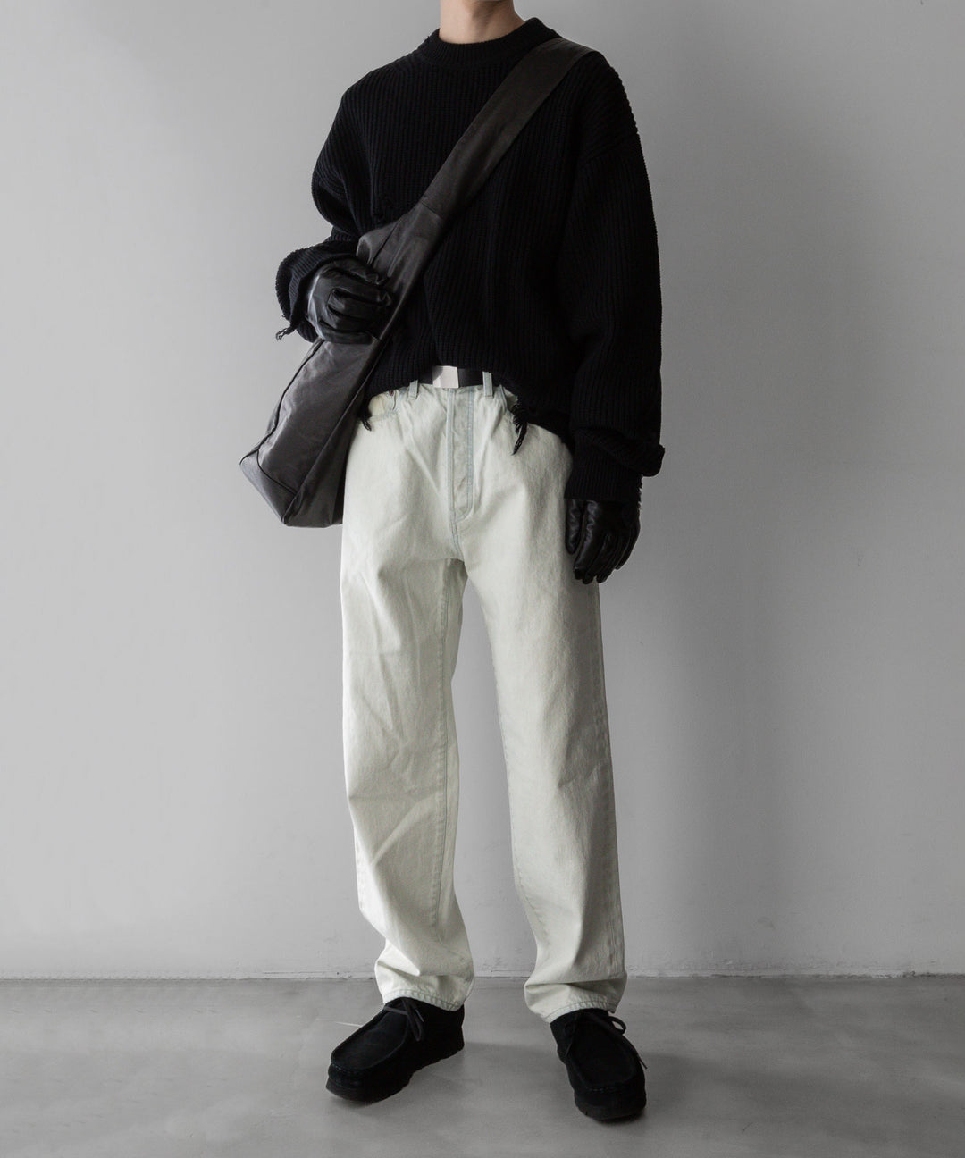stein(シュタイン)の24SSコレクションSHOULDER BAGのBLACK(LEATHER) 公式通販サイトsession福岡セレクトショップ