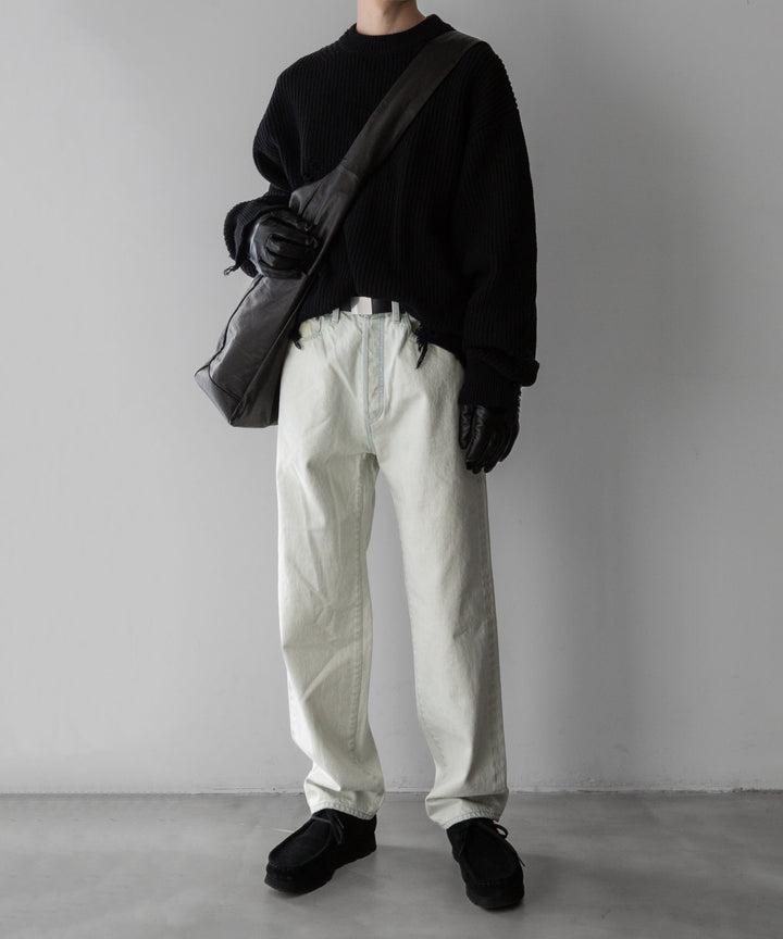 stein(シュタイン)の24SSコレクションSHOULDER BAGのBLACK(LEATHER) 公式通販サイトsession福岡セレクトショップ