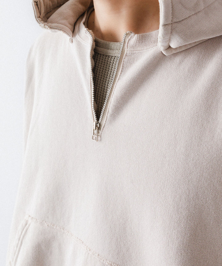 concause-コンコースのFRONT ZIP AFTER HOODIEのBEIGE公式通販サイトsession福岡セレクトショップ