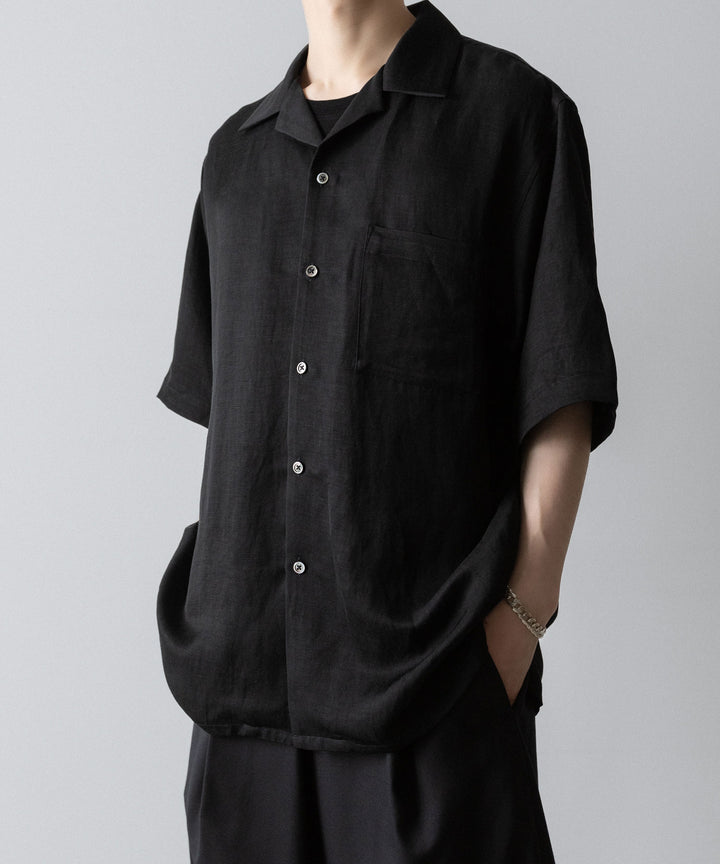 ssstein(シュタイン)のVIS/LI TWILL OVERSIZED OPEN COLLAR SS SHIRT - KHAKIの公式通販サイトsession福岡セレクトショップ