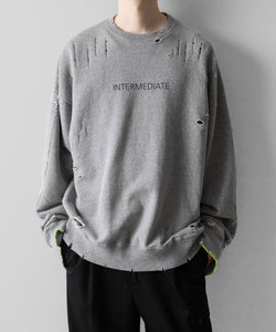 ssstein(シュタイン)のOVERSIZED REBUILD SWEAT LS - TOP GREYの公式通販サイトsession福岡セレクトショップ