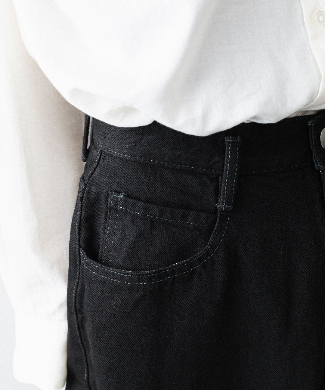 nakedgauge(ネイキッドゲージ)のONE WASH ASHLEY JEANS - BLACKの公式通販サイトsession福岡セレクトショップ