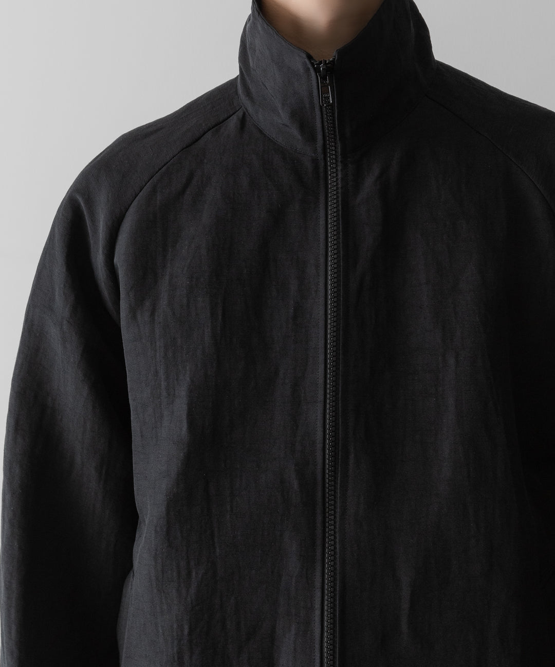 ssstein(シュタイン)のLI/NY POPLIN ZIP UP JACKET - BLACKの公式通販サイトsession福岡セレクトショップ