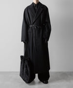 画像をギャラリービューアに読み込む, ssstein(シュタイン)の24AWコレクション OVERSIZED MAXI-LENGTH DOUBLE BREASTED COAT - BLACK 公式通販サイトsession福岡セレクトショップ
