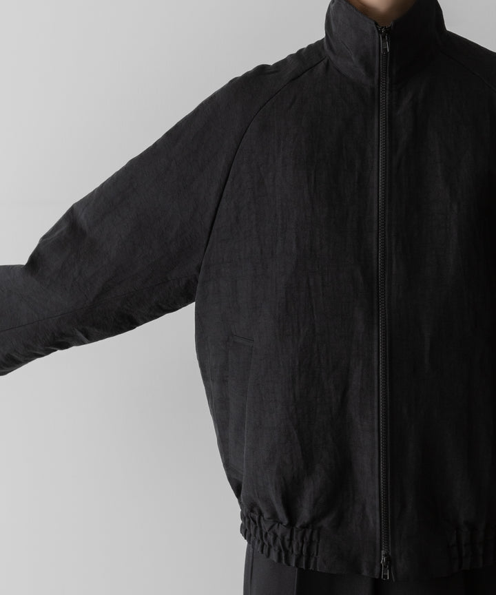 ssstein(シュタイン)のLI/NY POPLIN ZIP UP JACKET - BLACKの公式通販サイトsession福岡セレクトショップ