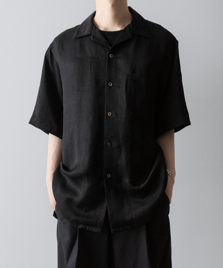 ssstein(シュタイン)のVIS/LI TWILL OVERSIZED OPEN COLLAR SS SHIRT - KHAKIの公式通販サイトsession福岡セレクトショップ