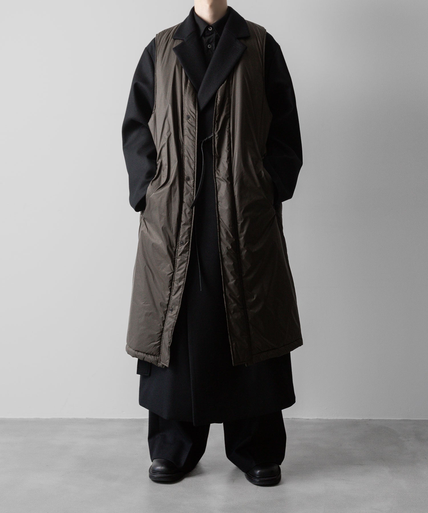 ssstein(シュタイン)の24AWコレクション OVERSIZED MAXI-LENGTH DOUBLE BREASTED COAT - BLACK 公式通販サイトsession福岡セレクトショップ