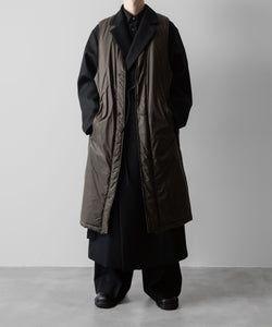 ssstein(シュタイン)の23AWコレクションPADDED MILITARY LONG VESTのMILITARY KHAKI sessionセッション福岡セレクトショップ 公式通販サイ