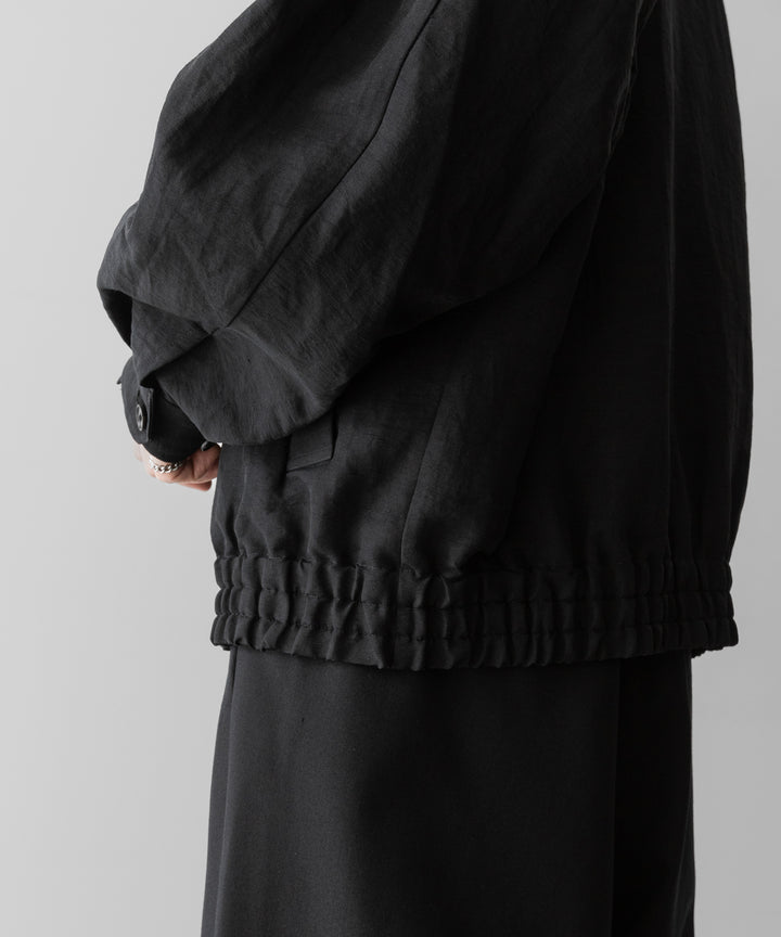 ssstein(シュタイン)のLI/NY POPLIN ZIP UP JACKET - BLACKの公式通販サイトsession福岡セレクトショップ