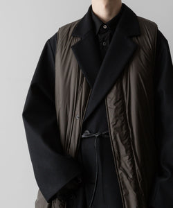 ssstein(シュタイン)の24AWコレクション OVERSIZED MAXI-LENGTH DOUBLE BREASTED COAT - BLACK 公式通販サイトsession福岡セレクトショップ