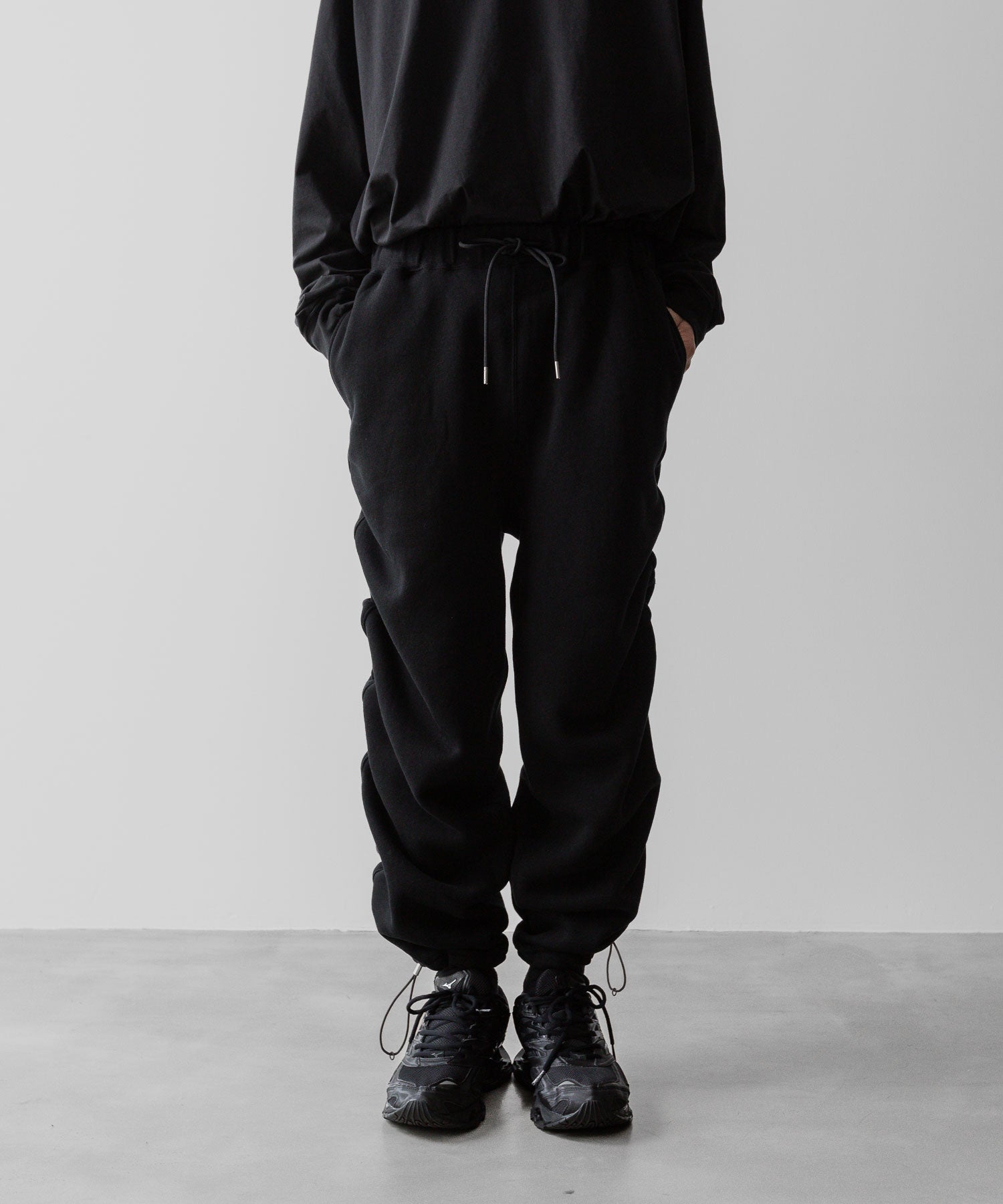 VEIN ヴェインのCO SWEAT VESSEL SWEAT PANTS - BLACKの公式通販サイトsession福岡セレクトショップ