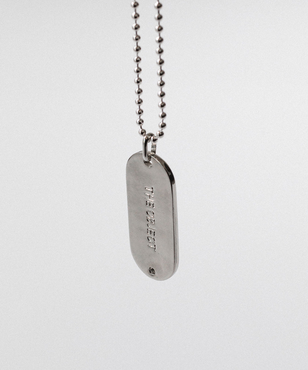 THE OBJECT - ザオブジェクトのOFFICE NAME TAG NECKLACEのSILVER 公式通販サイトsession福岡セレクトショップ