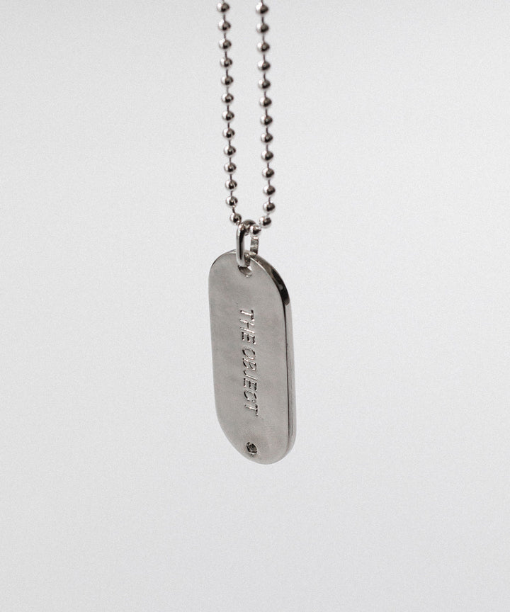 THE OBJECT - ザオブジェクトのOFFICE NAME TAG NECKLACEのSILVER 公式通販サイトsession福岡セレクトショップ