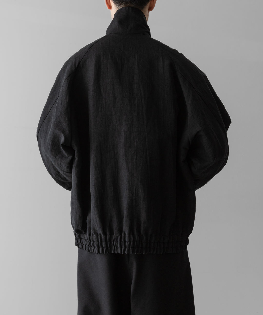 ssstein(シュタイン)のLI/NY POPLIN ZIP UP JACKET - BLACKの公式通販サイトsession福岡セレクトショップ