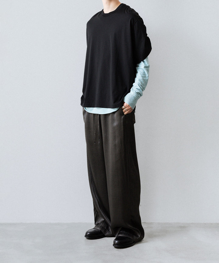 VEIN ヴェイン 100/3 SUEDE JERSEY VESSEL S/S TEEのBLACK公式通販サイトsession福岡セレクトショップ