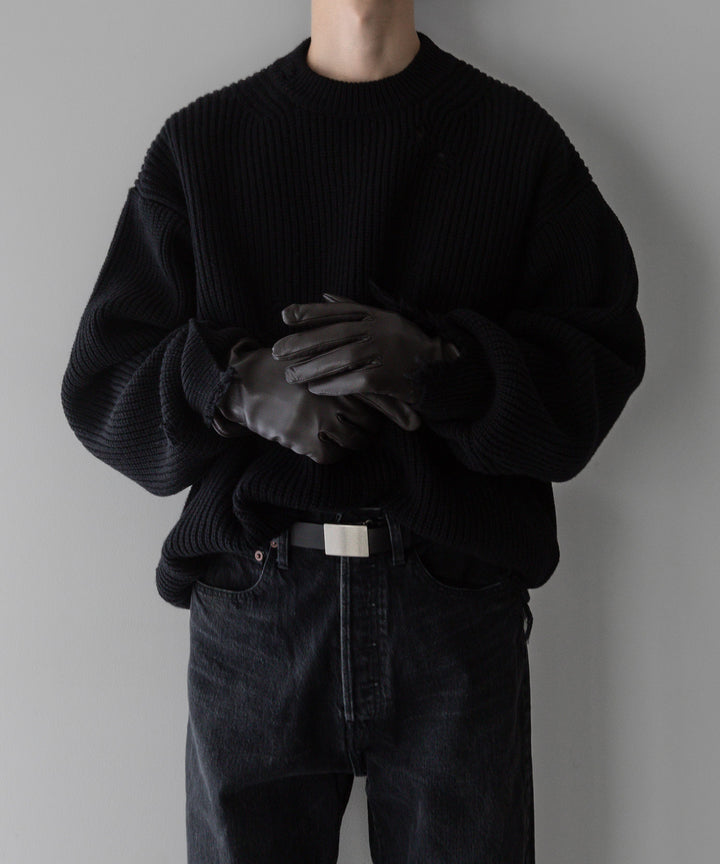 stein(シュタイン)の24SSコレクションLEATHER GLOVEのDARK BROWN sessionセッション福岡セレクトショップ 公式通販サイト
