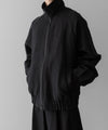 【ssstein】LI/NY POPLIN ZIP UP JACKET - BLACK