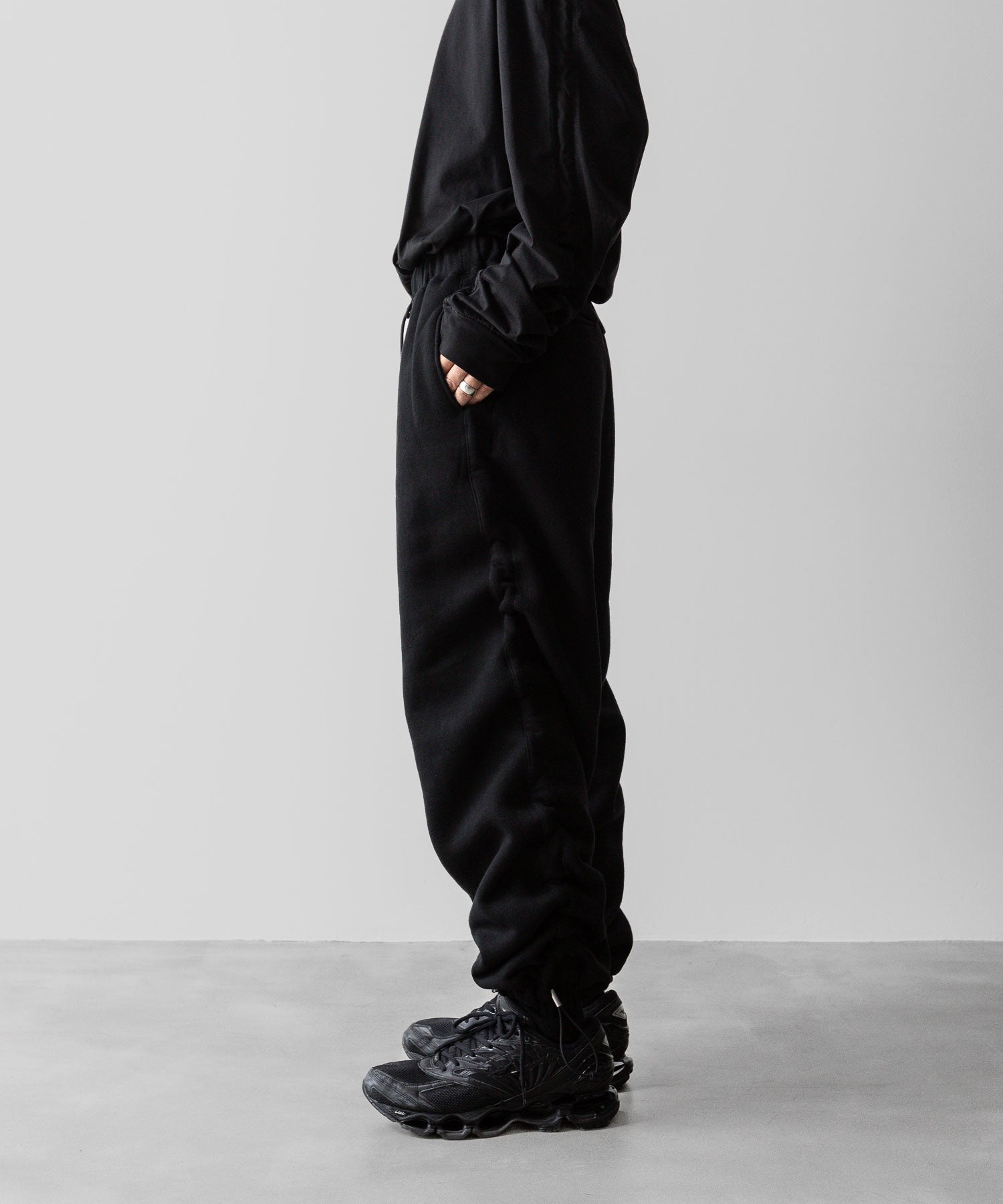 VEIN ヴェインのCO SWEAT VESSEL SWEAT PANTS - BLACKの公式通販サイトsession福岡セレクトショップ