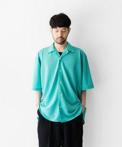 KANEMASA PHIL.】36G CUPRO ETHER SHIRT - TURQUOISE | 公式通販サイト