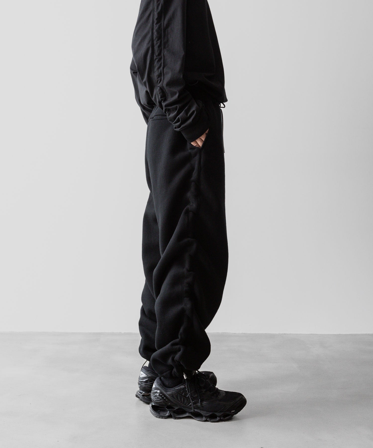 VEIN ヴェインのCO SWEAT VESSEL SWEAT PANTS - BLACKの公式通販サイトsession福岡セレクトショップ