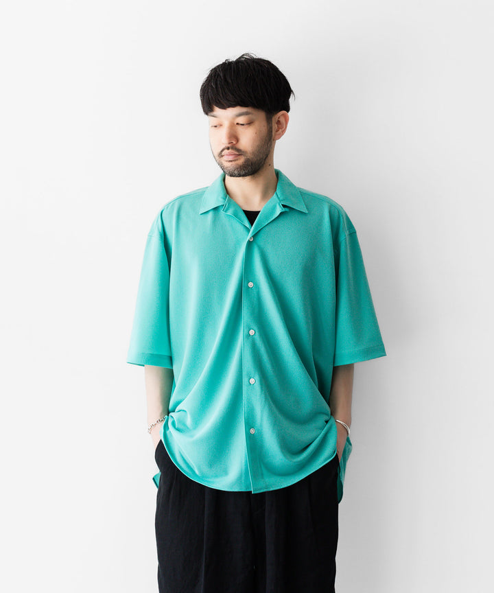 KANEMASA PHIL. カネマサフィルの36G CUPRO ETHER SHIRTのTURQUOISEの公式通販サイトsession福岡セレクトショップ