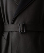 画像をギャラリービューアに読み込む, ssstein(シュタイン)の24AWコレクション DOUBLE LAPELED DOUBLE BREASTED COAT - GREY KHAKI × BLACK 公式通販サイトsession福岡セレクトショップ
