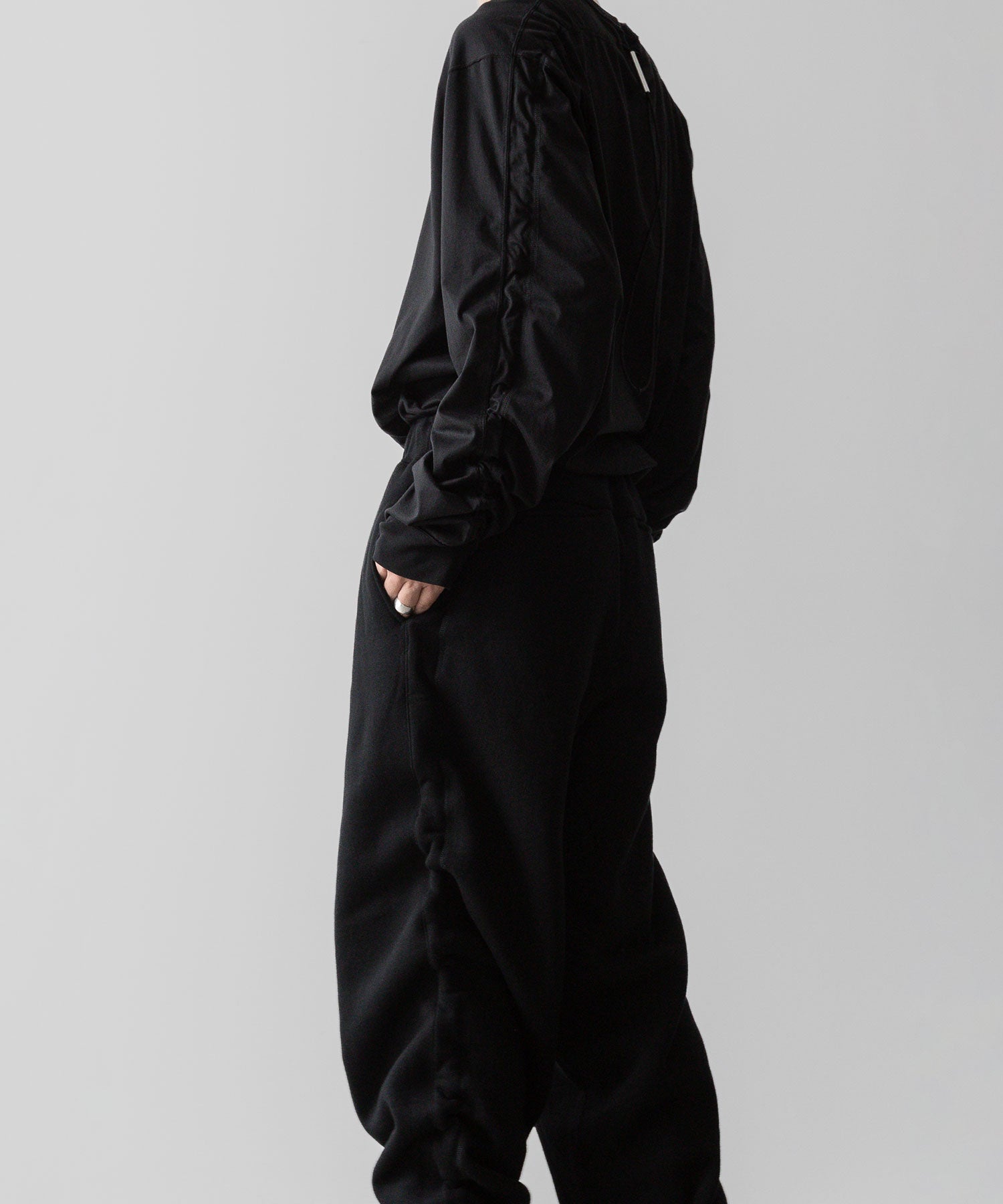 VEIN ヴェインのCO SWEAT VESSEL SWEAT PANTS - BLACKの公式通販サイトsession福岡セレクトショップ