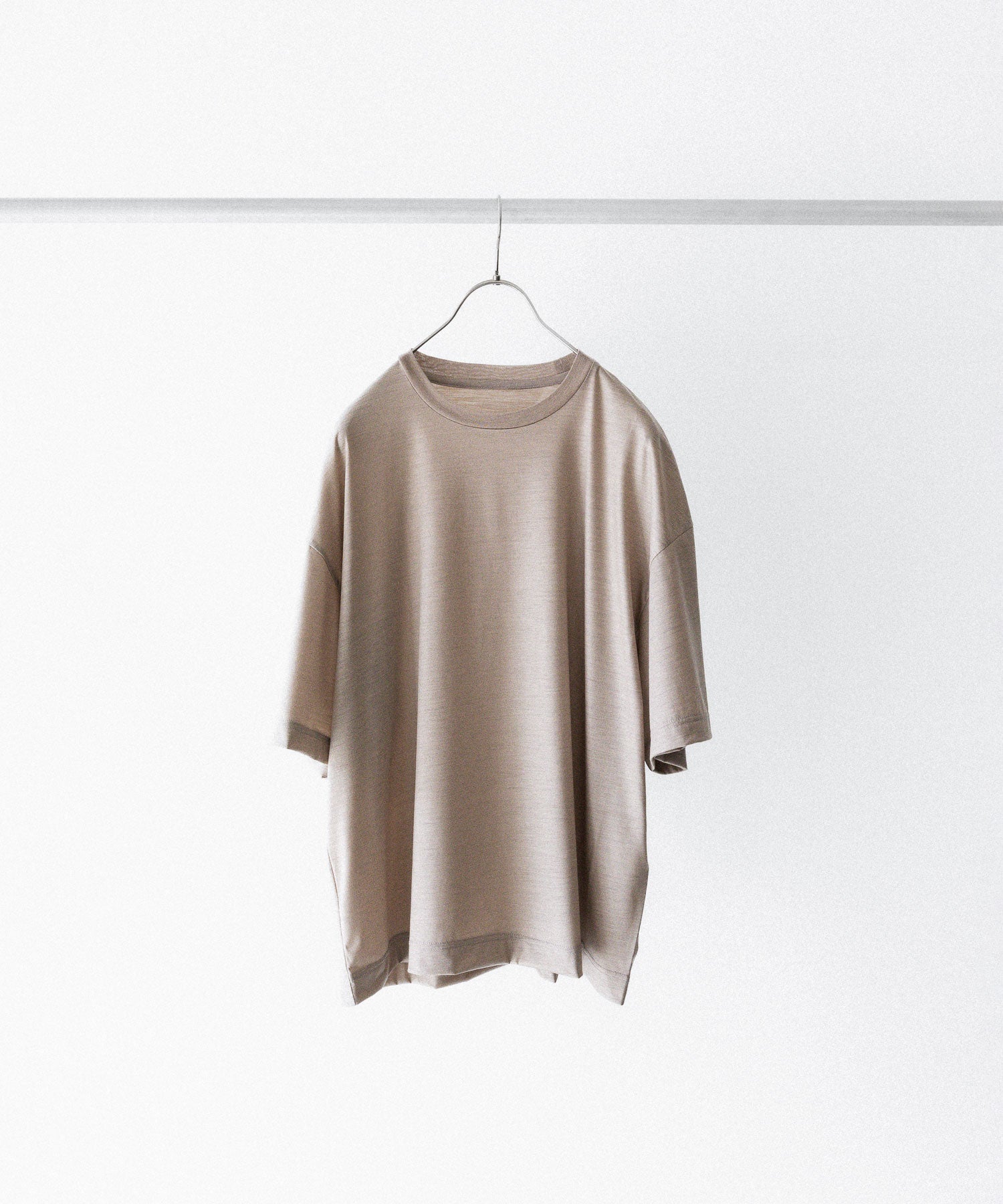 KANEMASA PHIL.】36G WOOL SS TEE - BEIGE | 公式通販サイト session 