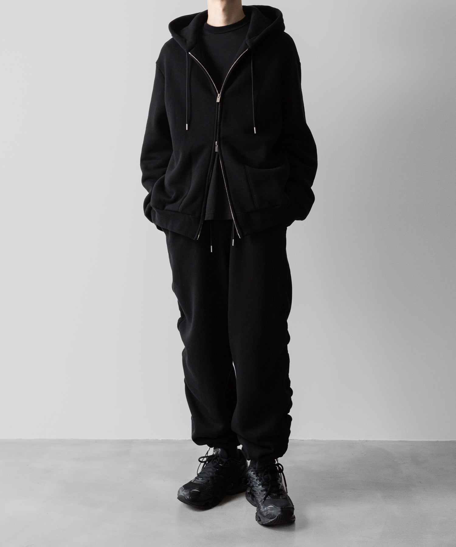 VEIN ヴェインのCO SWEAT VESSEL SWEAT PANTS - BLACKの公式通販サイトsession福岡セレクトショップ