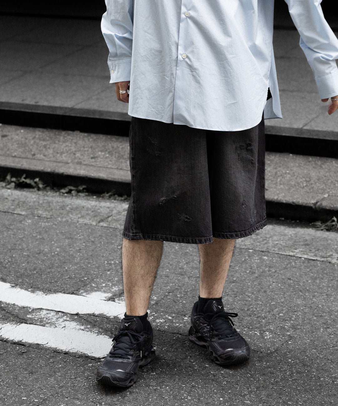 ssstein(シュタイン)のBAGGY DENIM SHORTS - BLACKの公式通販サイトsession福岡セレクトショップ