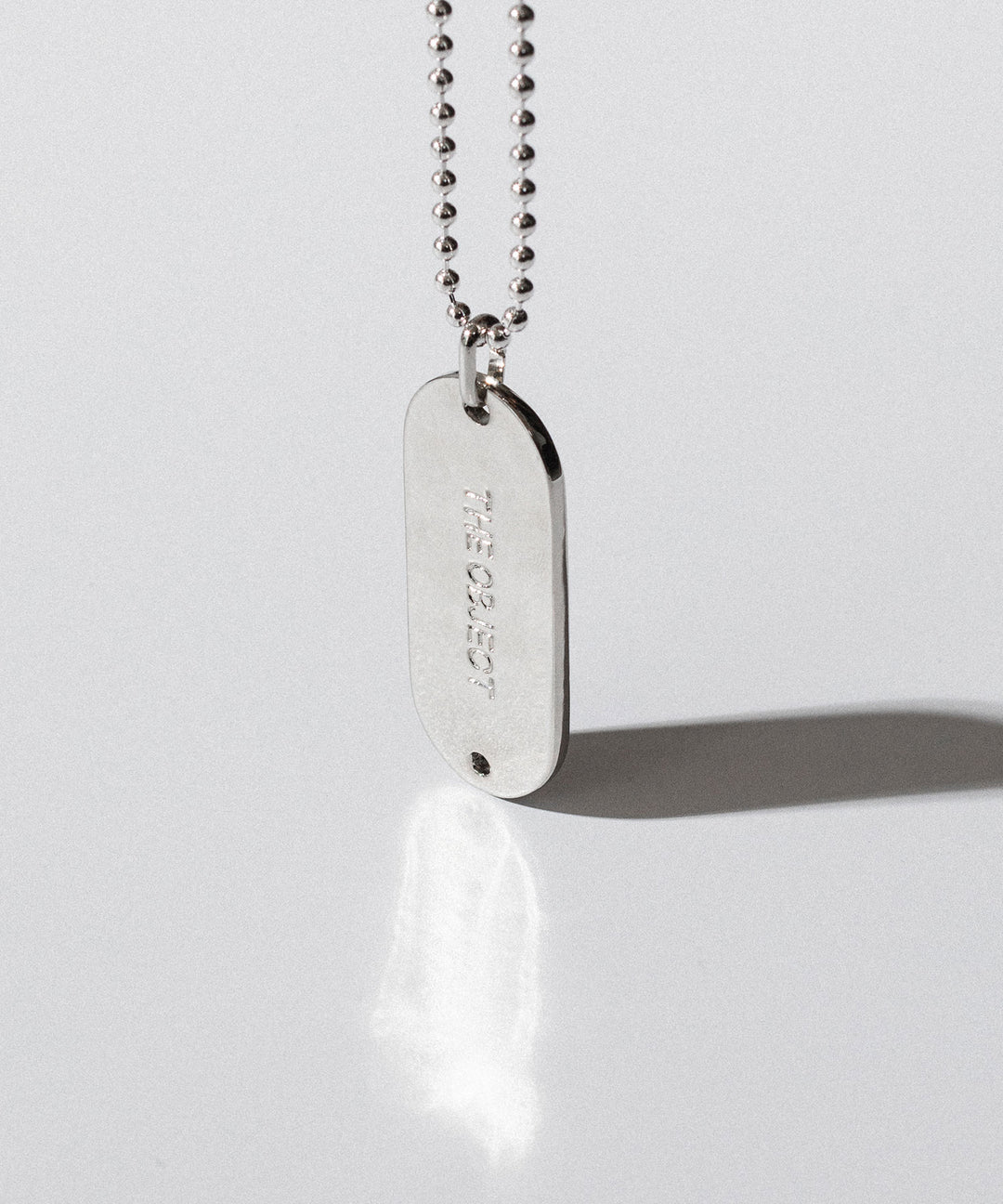 THE OBJECT - ザオブジェクトのOFFICE NAME TAG NECKLACEのSILVER 公式通販サイトsession福岡セレクトショップ