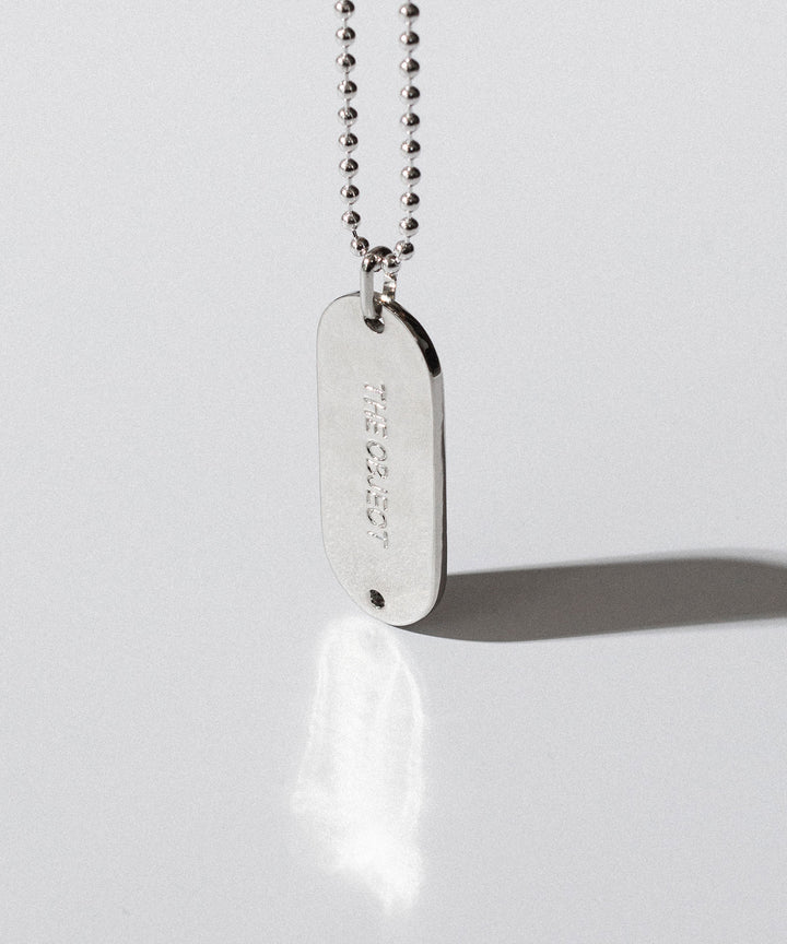 THE OBJECT - ザオブジェクトのOFFICE NAME TAG NECKLACEのSILVER 公式通販サイトsession福岡セレクトショップ